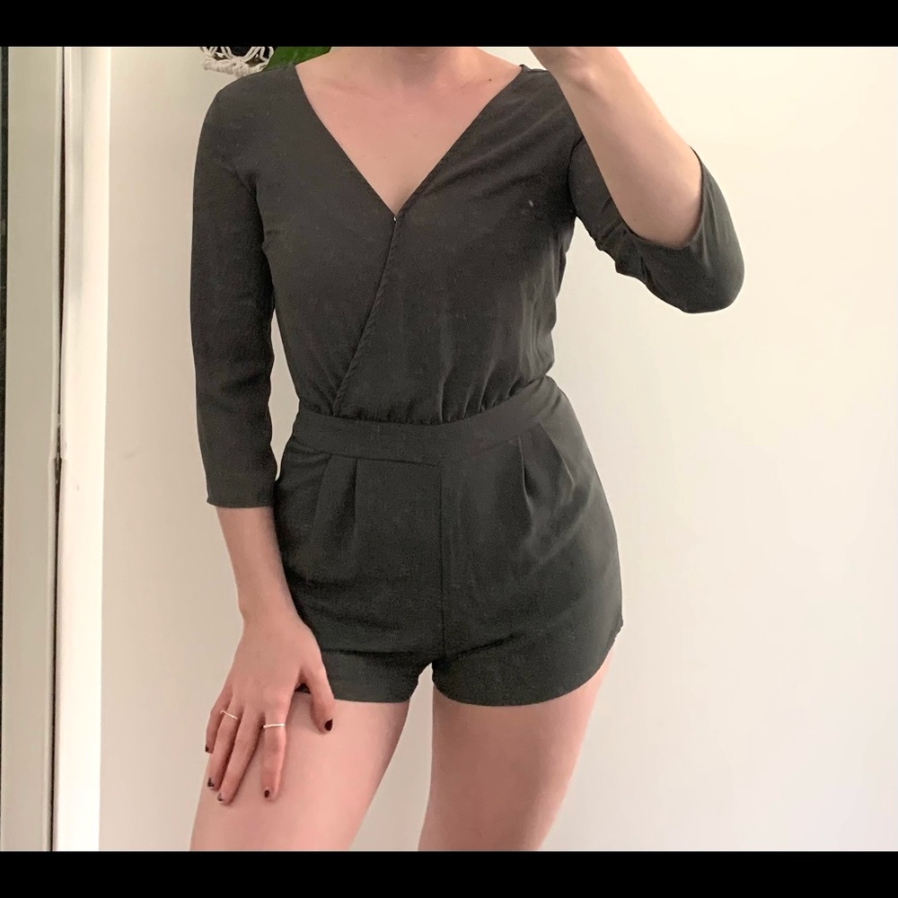 Beautiful Green Romper